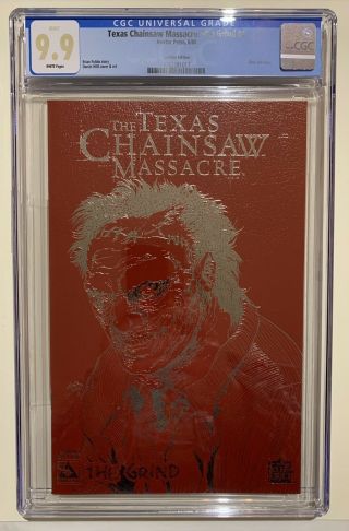 The Texas Chainsaw Massacre The Grind 1,  Leather Edition Cgc 9.  9 Mt Avatar 2005