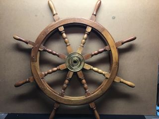 Ship ' s Steering Wheel 36 