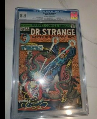 Doctor Dr.  Strange 1 Cgc 8.  5 1st Silver Dagger 1974
