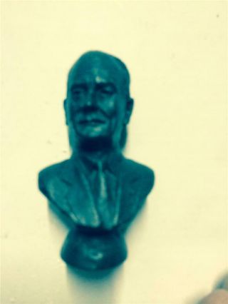 President Lyndon Johnson Statue Franklin Presidential Bust 1977