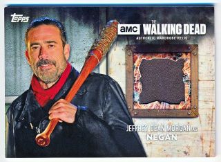 The Walking Dead Season 6 Jeffrey Dean Morgan As Negan Costume Wardrobe Relic