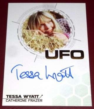 Ufo Series 3 Unstoppable Cards Gold Foil Autograph Card Tessa Wyatt Tw1