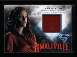 Cassidy Freeman As Tess Mercer 2012 Smallville M23 Worn Red Blouse Relic Az9049