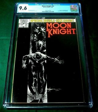 Moon Knight 25 Nov 1982 Cgc Nm,  9.  6 White Marvel 1st App Black Spectre Mcu
