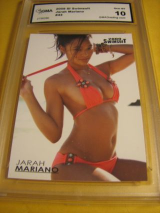 Jarah Mariano 2009 Si Swimsuit Sports Illustrated 43 Graded 10 L@@@k