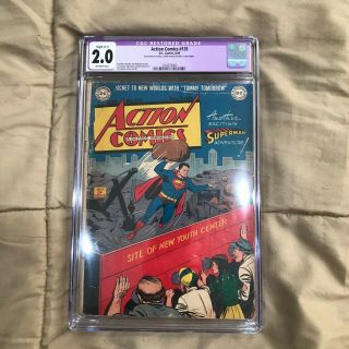 Action Comics 135 Cgc 2.  0 Restored