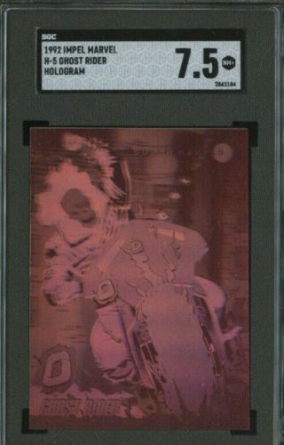 1992 Impel Marvel Hologram Ghost Riders Sgc 7.  5 Nm,