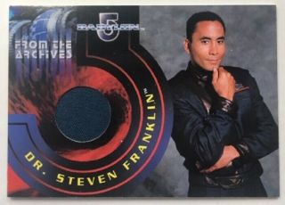 C5 Costume Relic Card For Dr.  Steven Franklin From The Complete Babylon 5