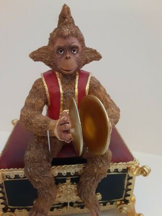 San Francisco Music Box Co.  Phantom of The Opera Monkey Figurine Music Box 1986 2