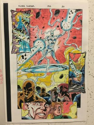 Silver Surfer 132 (1997) Color Guide Art Complete Interior Story 22 Pgs