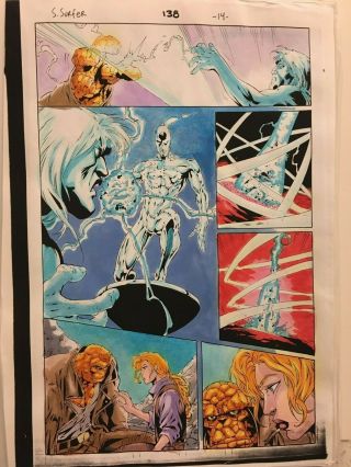 Silver Surfer 138 1998 Color Guide Art Complete Interior 22 Pp Thing