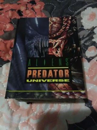 1994 Topps Aliens Vs.  Predator Card Complete Set (72),  14 Subset Chase Finest