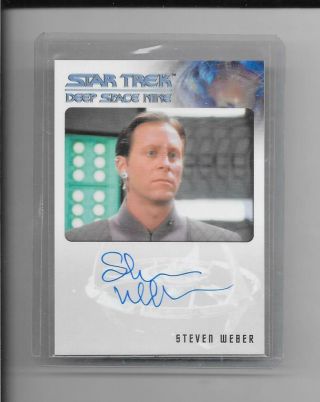 2015 Star Trek Deep Space Nine - Steven Weber - Autograph - Colonel Day Kannu