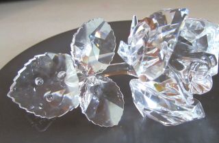 Retired• Swarovski Silver Crystal " The Rose " 7478 Austria Orig.  $155