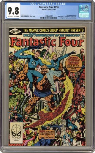 Fantastic Four 236 Cgc 9.  8 1981 3758560012