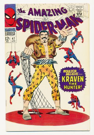 Marvel Spider - Man 1967 47 Vf/ Nm Wonderful Color