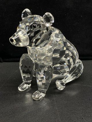 Shannon Crystal Designs Of Ireland Grizzly Bear 4 - 3/4 High Large Crystal Bear