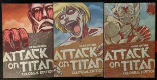 Attack On Titan Colossal Edition - 1,  2 And 3