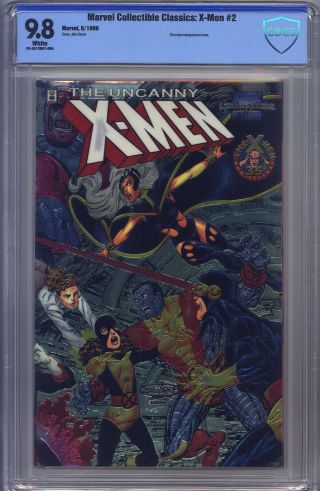 Marvel Collectible Classics: X - Men 2 Cbcs 9.  8 John Byrne,  Chromium Cover