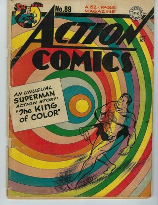 Action Comics 89 Superman - Classic Rainbow Cover