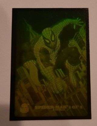 1994 Fleer Marvel Universe Series 5 3 - D Holograms Spider - Man 1 Of 4