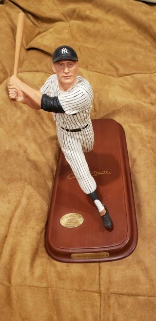 Mickey Mantle Danbury Figure York Yankees (no Box)