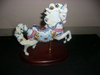 1997 Lenox Carousel Horse Celestial Charge Limited Legacy Edition Retired
