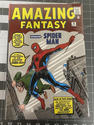 Spider - Man Omnibus Volume 1 Stan Lee Ditko Marvel Comics Hc