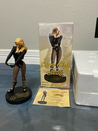 Dc Direct Cover Girls Of The Dc Universe Black Canary Statue,  Limited Edition