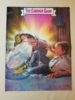 1987 Garbage Pail Kids The Movie Double - Sided The Garbage Gang Poster 16 " X 21 "