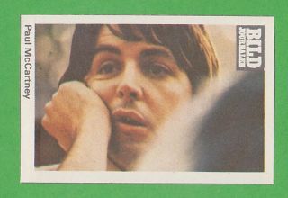 1968 Swedish Bildjournalen Hand Cut Nno Paul Mccartney - The Beatles Rare
