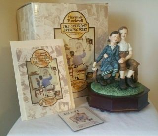 The Saturday Evening Post Puppy Love Music Box By The San Francisco Music Box Co