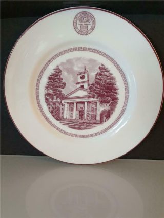 Amherst College Johnson Chapel Bi - Centennial $10000 Donor Plate 1821 Society