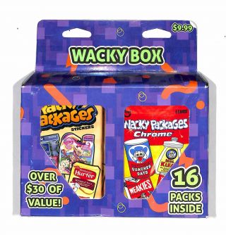 Topps Wacky Packages Value Boxes 16 Packs In A Box