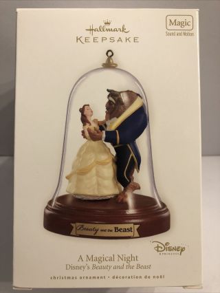 Hallmark Keepsake Ornament Disney Beauty And The Beast A Magical Night Very Good