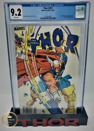 Thor 337 (newsstand Edition),  Cgc Graded 9.  2,  First Appearance Of Beta Ray Bill