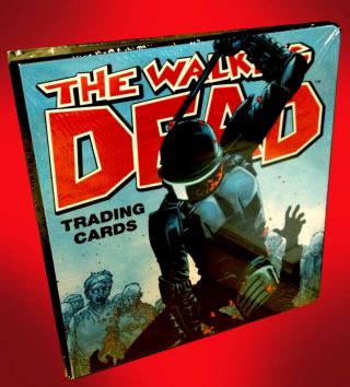 Walking Dead Sdcc Exclusive Trading Card Binder W/ Full Card Set & Promo
