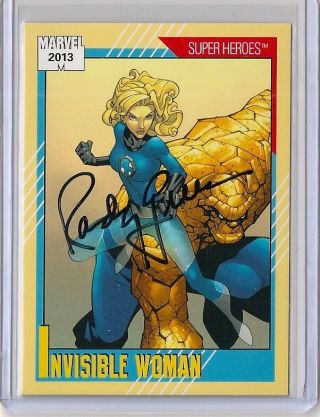 2013 Marvel Fleer Retro Invisible Woman Randy Green Auto Autograph