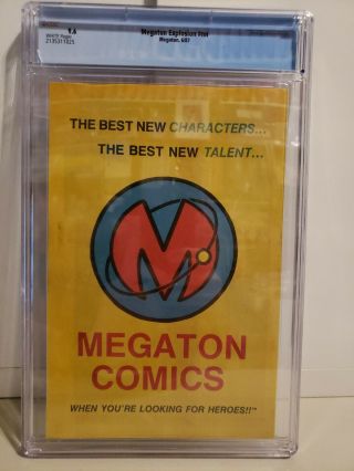 Megaton Explosion CGC 9.  6 Comic 1987 1st Youngblood Rob Liefeld Angel Medina 2