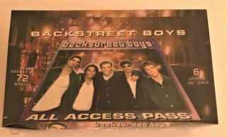 Backstreet Boys All Access Pass Photocards 4 " X6 " Year 2000