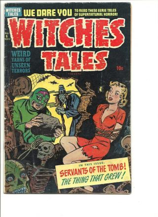 Witches Tales 6 Vg (4.  0) Bondage Cover 1951 Pre - Code