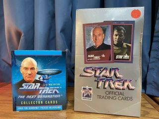 Star Trek Trading Collector Cards Next Generation Nib 1991/1992
