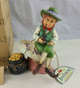 Jim Shore A Bit O Irish Luck Leprechaun Figurine