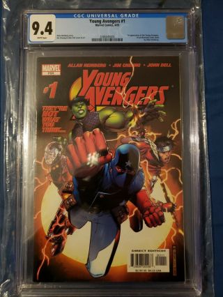 Young Avengers 1 Cgc 9.  4,  First 1st Appearance Kate Bishop,  (2005) Marvel