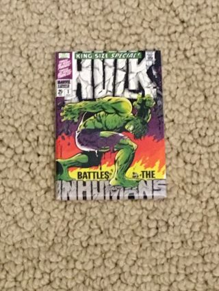 Incredible Hulk Annual 1 CGC 6.  0 OW/White Pages (Iconic Steranko Cover),  magnet 3