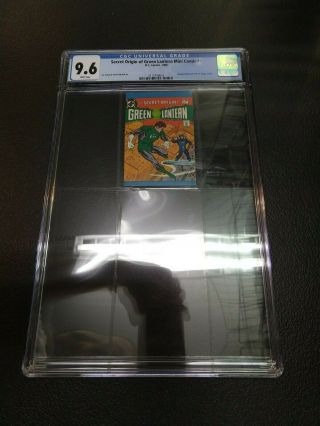 Secret Origin Of Green Lantern Mini Comic 1 Graded Cgc 9.  6 Dc 1980 Leaf
