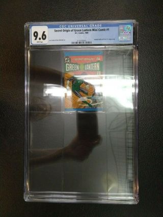 Secret Origin of Green Lantern Mini Comic 1 Graded CGC 9.  6 DC 1980 Leaf 2