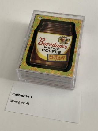 2008 Topps Wacky Packages Flashback Series 1 Missing 1 Of 72 Stickers 43