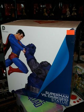 M Dc Collectibles Superman Vs Darkseid Second Edition Statue Mib Bt