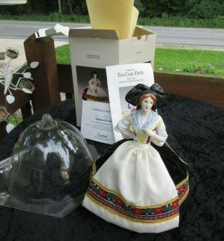 Madame Depont Goebel Germany Tea Cozy Pincushion Porcelain Half Doll - Co